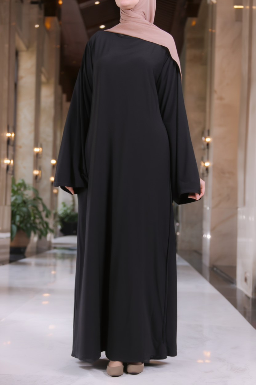 SB Simple Jersey Abaya AS011 UNI in Black