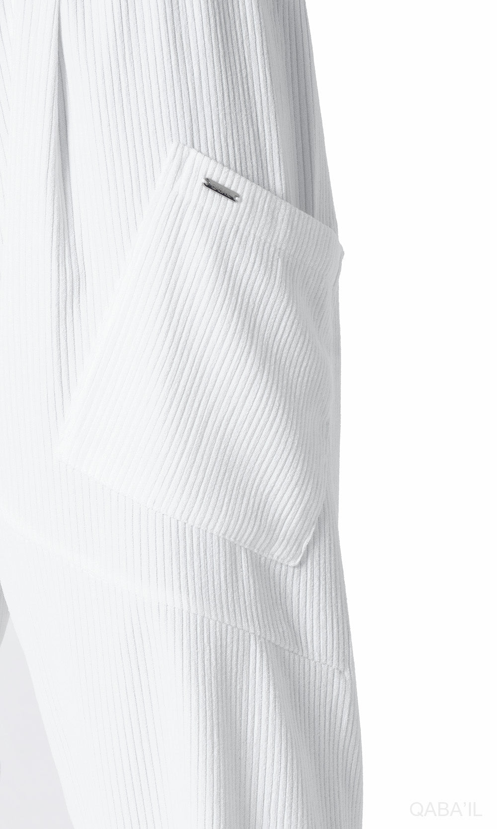 QL Sarouel Design Kadife in Cream