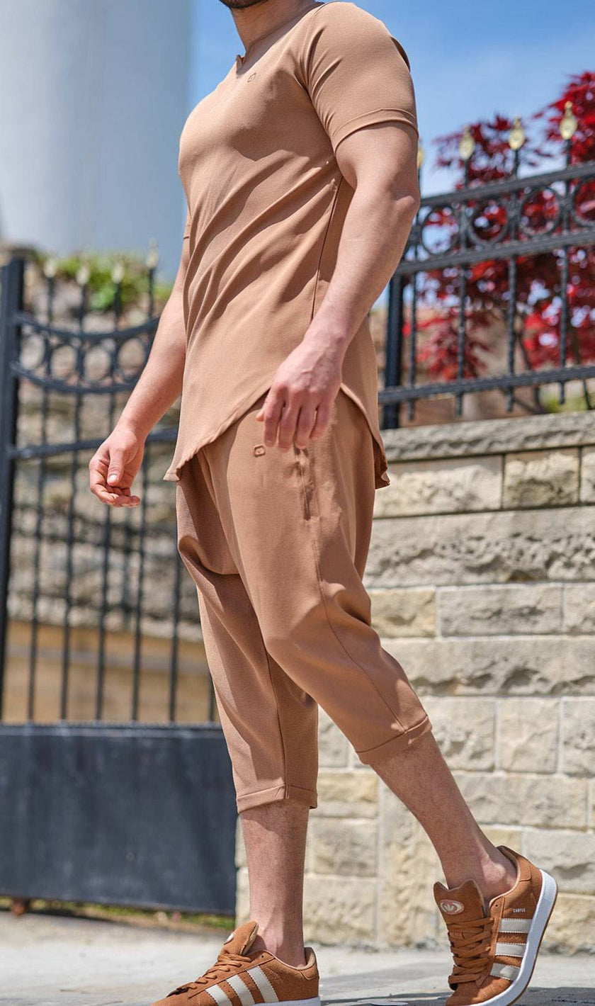 QABA’IL Azur Set in Dark Camel