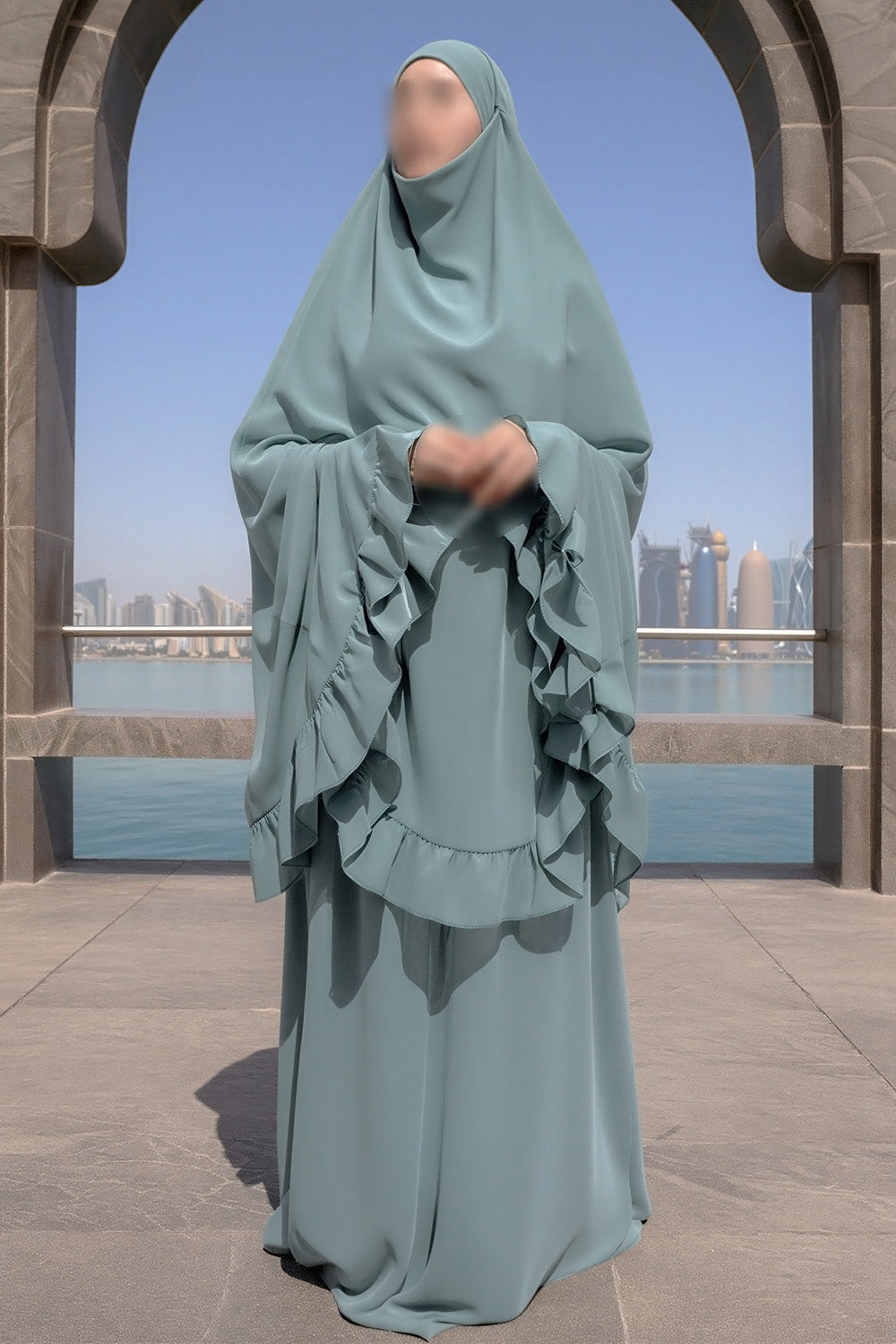 SB Prayer Set Jersey ES003 in Blue Green