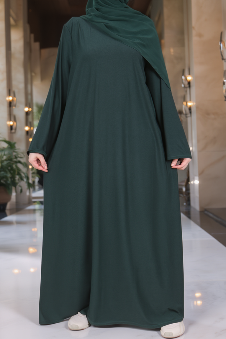 SB Simple Jersey Abaya AS011 UNI in Dark Green