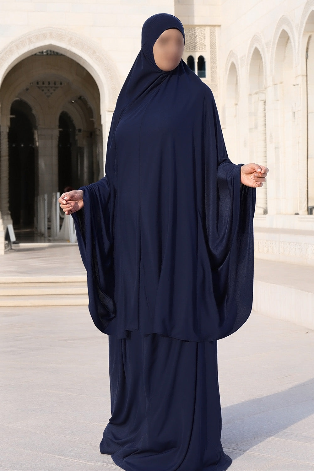 SB Jersey Prayer set with carrying bag ES007 in Dark Blue