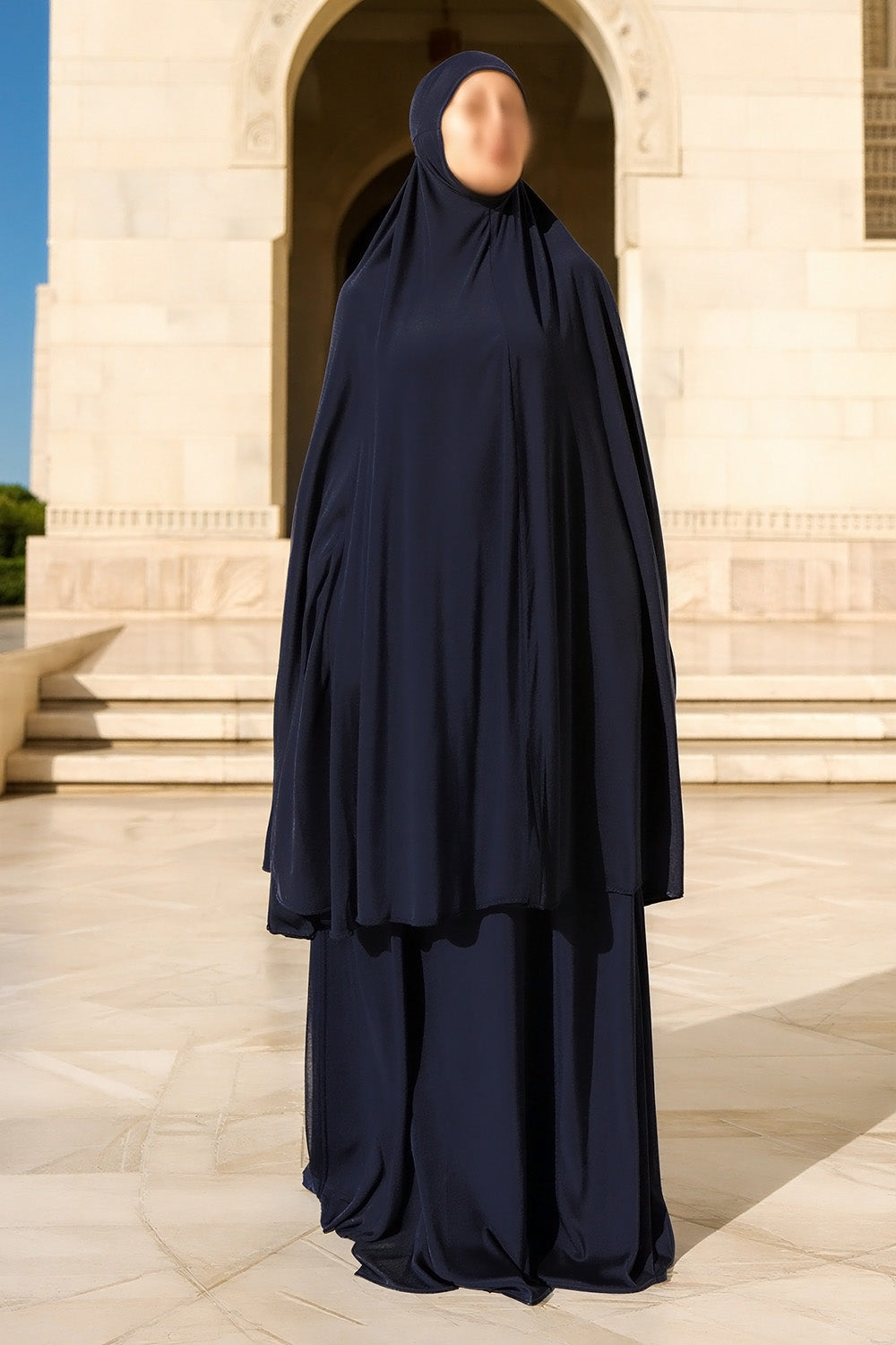 SB Jersey Prayer set with carrying bag ES007 in Dark Blue