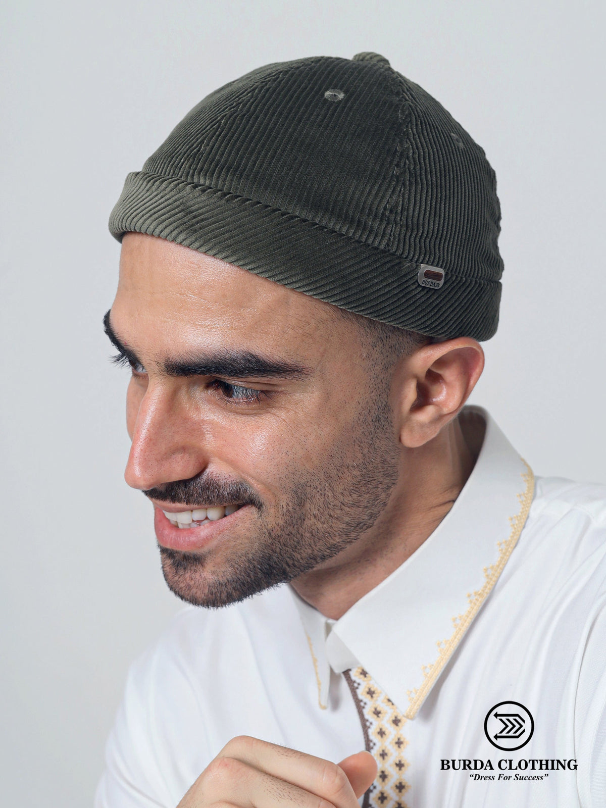 Corduroy Brimless Hat