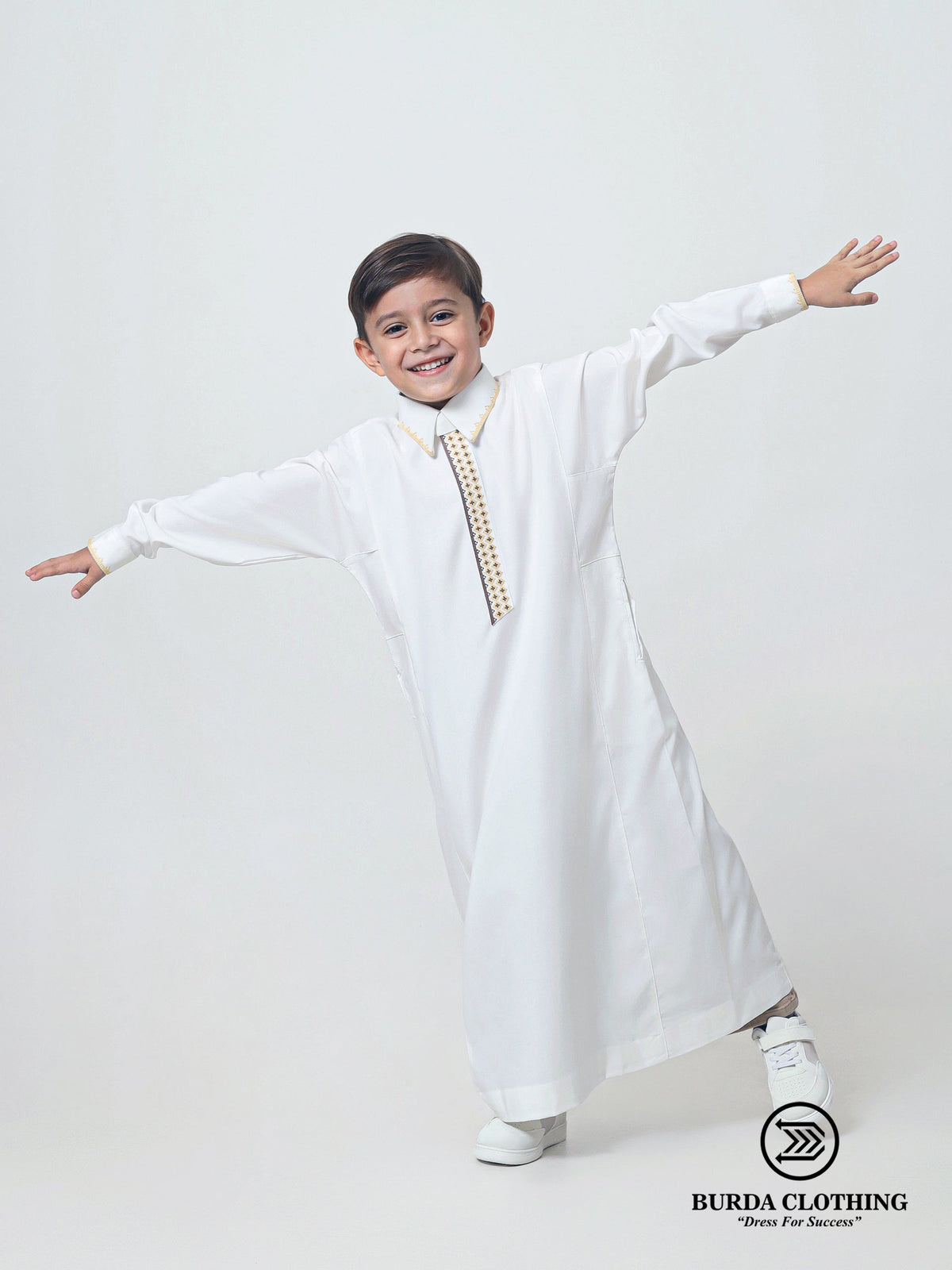 Kids Thobe 302 Off White
