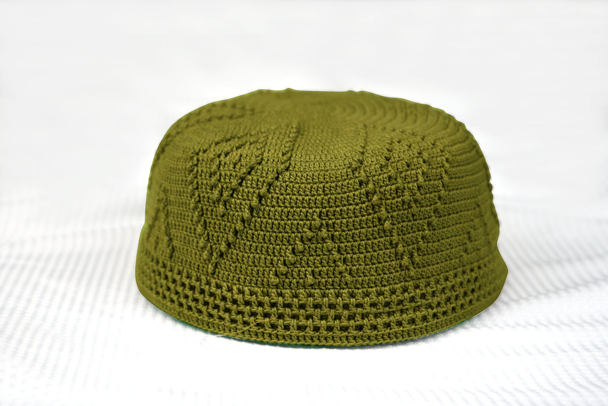 Skull Knit Cotton Kufi