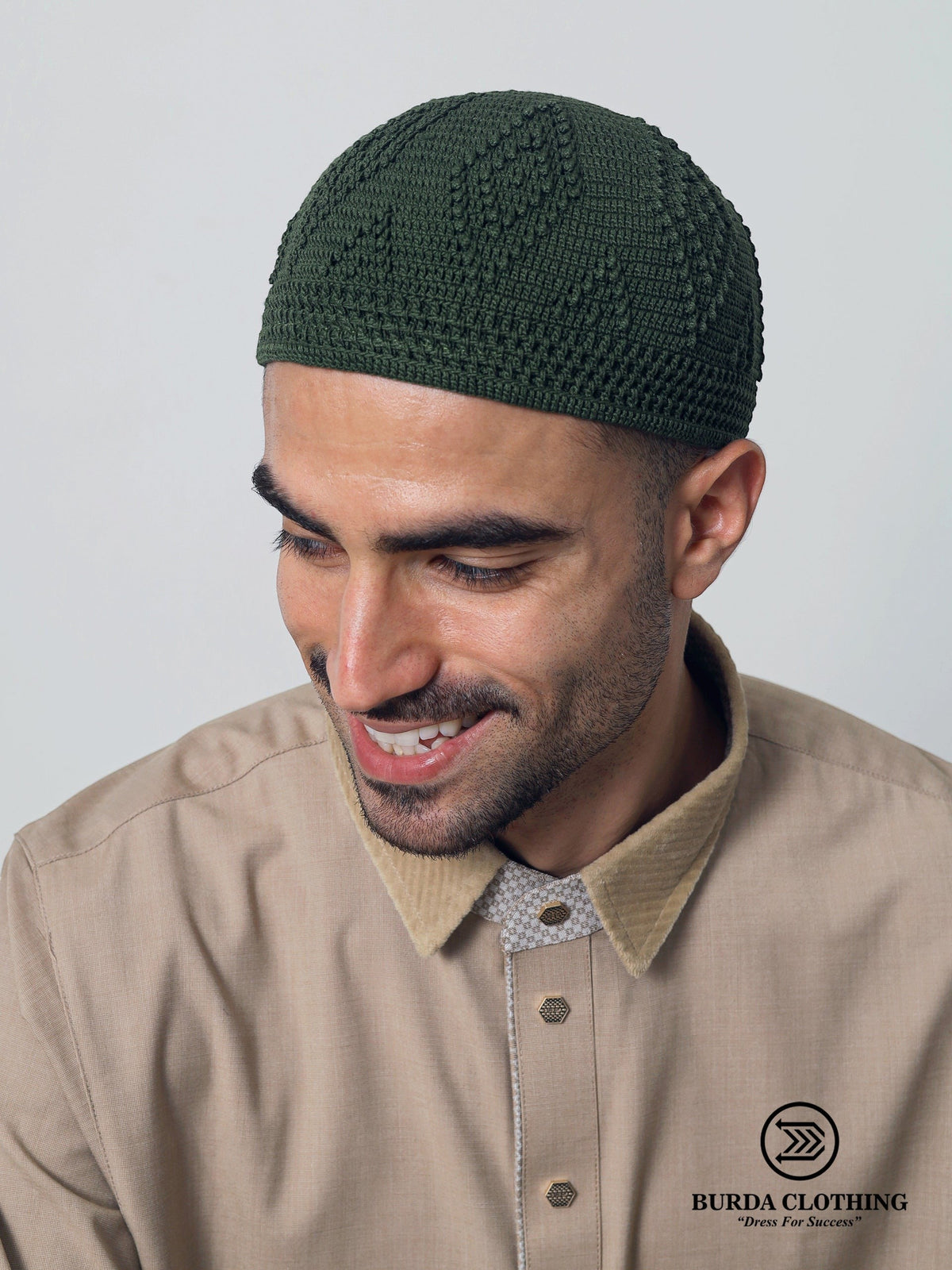 Skull Knit Cotton Kufi