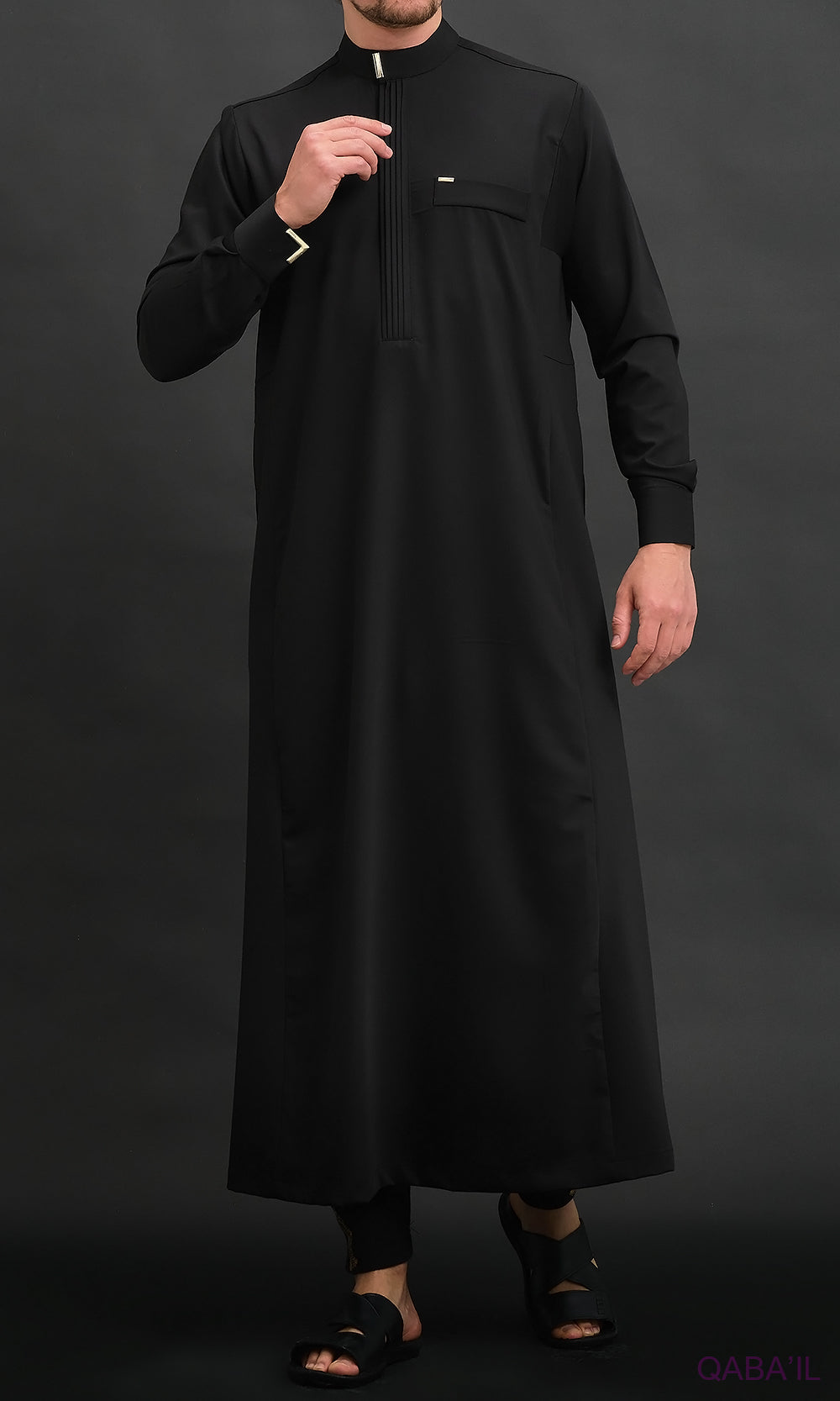 QL Qamis Bey in zwart
