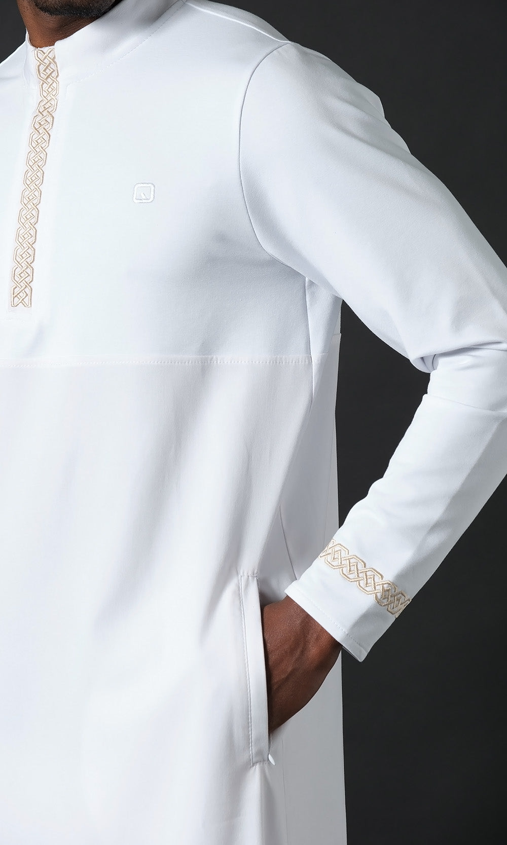 QL Qamis Prestige II in wit