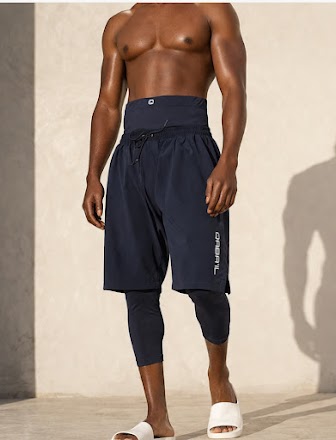 QL Halal Swim Shorts S26 in Navy